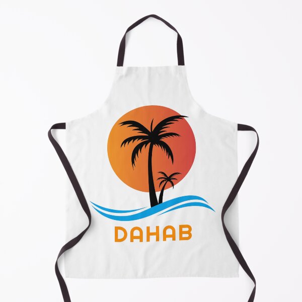 Item preview, Dahab Egypt Sunset Palm Trees And Blue Sea Waves designed and sold by EgyptConnection.