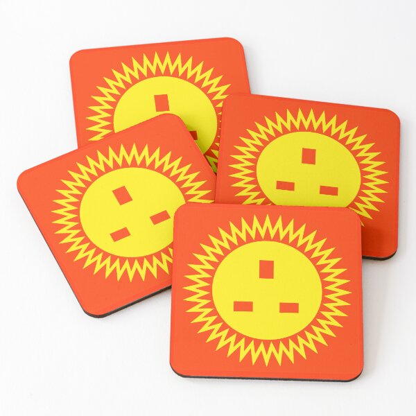 Item preview, Solar Power (square) original design designed and sold by pop-and-bee.