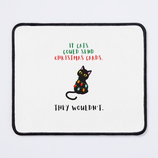 Item preview, Sarcastic Cat Christmas card and gifts, Willow Days designed and sold by avit1.