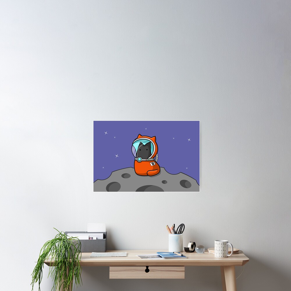 Space Cat Poster