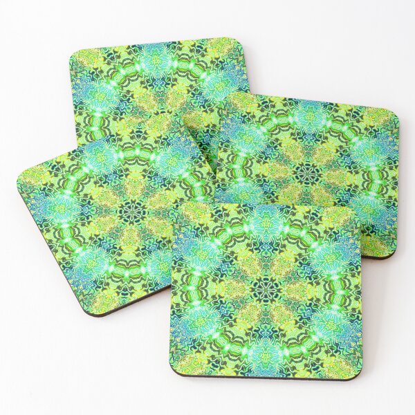 Item preview, Hippie Vibes Abstract Kaleidoscope Radial Symmetry Pattern Boho Aesthetic Art 12 of 12 designed and sold by Beachy.