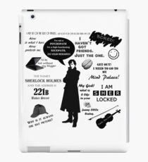 Sherlock Holmes Quotes iPad Case/Skin