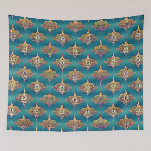 Item preview, Abstract  Damask Pattern Royal 00310 designed and sold by artelligens.