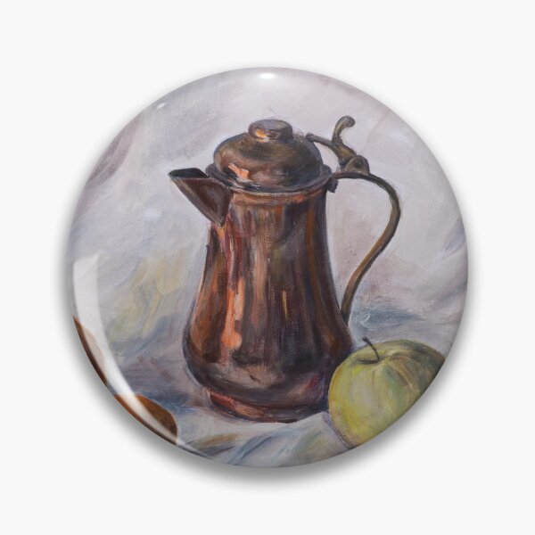Item preview, Still life with copper coffeepot designed and sold by GoldsteinART.