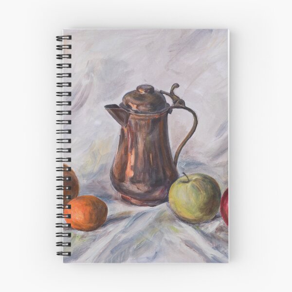 Item preview, Still life with copper coffeepot designed and sold by GoldsteinART.