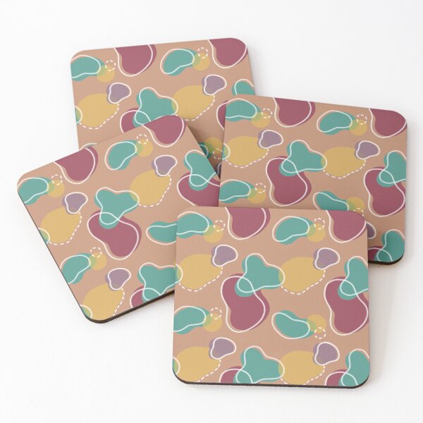 Item preview, Abstract blobs earth tones designed and sold by scrambledpegs.