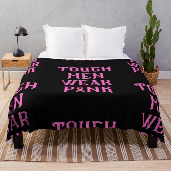Item preview, Tough Men Wear Pink, Cancer Awareness, Pink Ribbon designed and sold by moderncrazeshop.