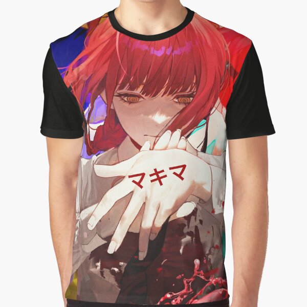 Makima Chainsaw Man Poster T Shirt For Sale By Daimonxart Redbubble Makima Graphic T 0430