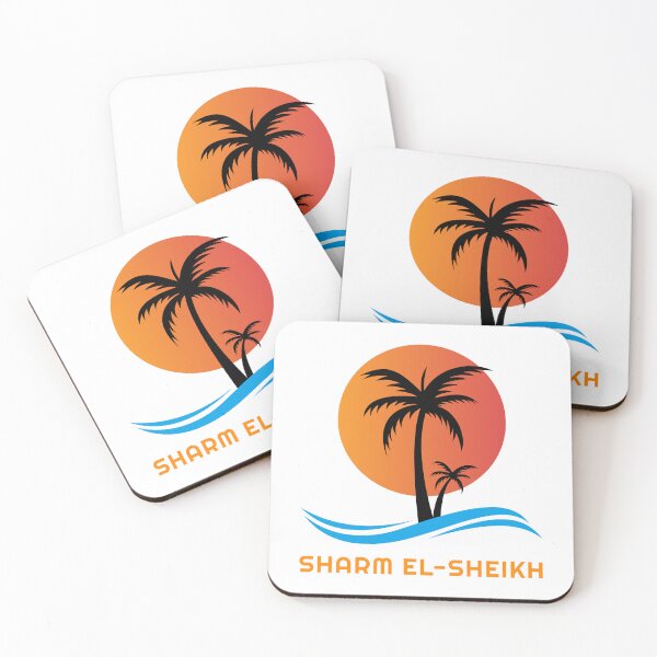 Item preview, Sharm El-Sheikh Egypt Sunset Palm Trees And Blue Sea Waves designed and sold by EgyptConnection.