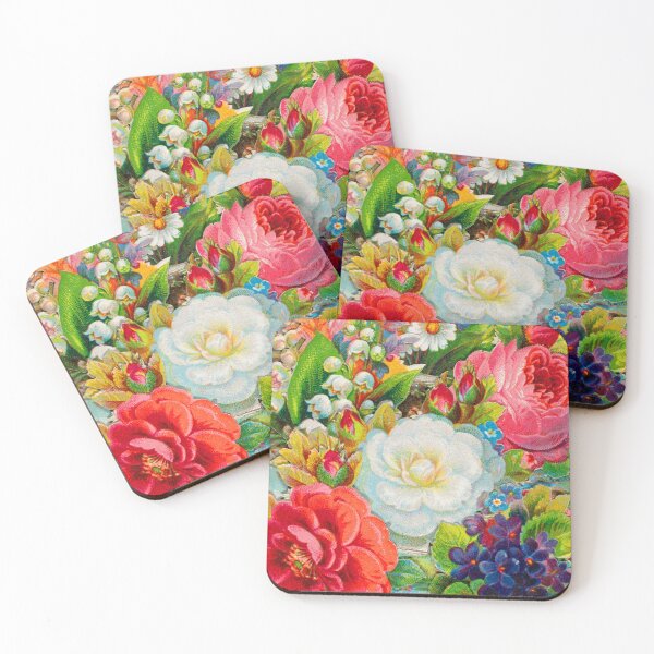 Item preview, Vintage Colourful Floral design designed and sold by SpiritedArtwork.