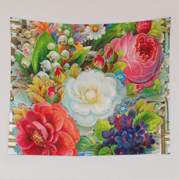 Item preview, Vintage Colourful Floral design designed and sold by SpiritedArtwork.