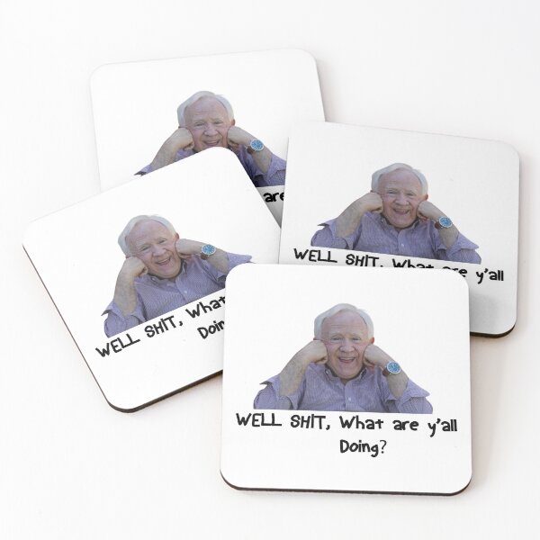 Item preview, Well Shit What Are Y'all Doing, Leslie Jordan Quotes designed and sold by mosdt.