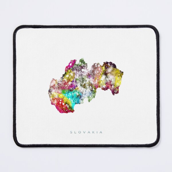 Item preview, Slovakia Map Watercolor Painting designed and sold by InkistPrints.