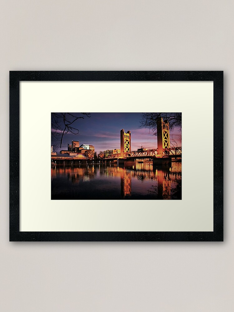 Alternate view of Sacramento Reflections Framed Art Print