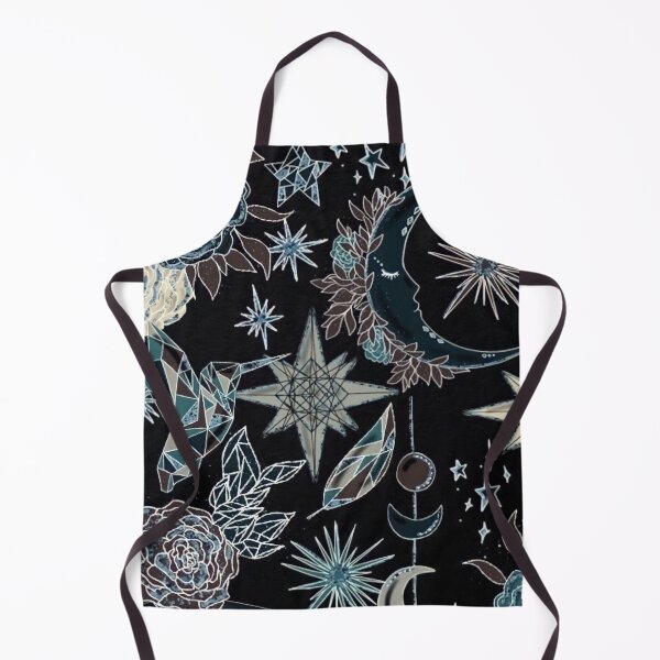 Item preview, Moon stars and flowers pattern designed and sold by Halima-Malash.