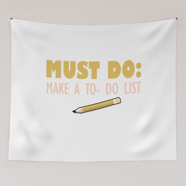 Item preview, Must Do: To Do List designed and sold by techdave.