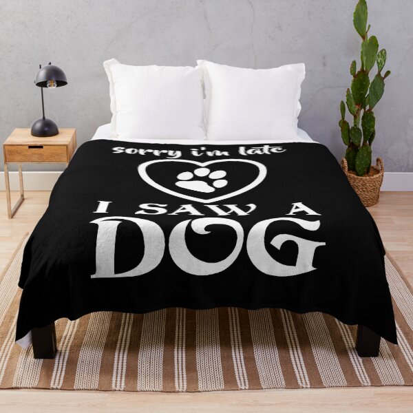 Item preview, Sorry I'm late - white designed and sold by DogsAndMore.