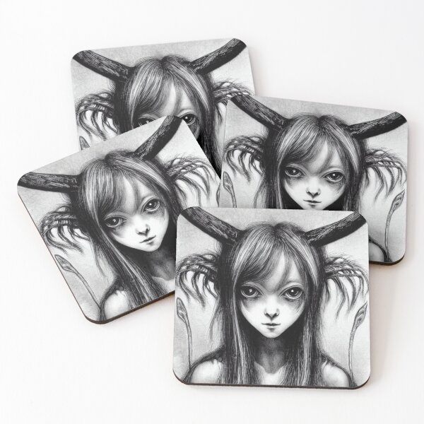 Item preview, Staring Dream Faun designed and sold by PaintmareInk.