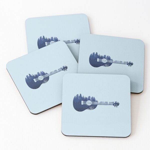 Item preview, Ukulele forest silhouette designed and sold by GreenMall.