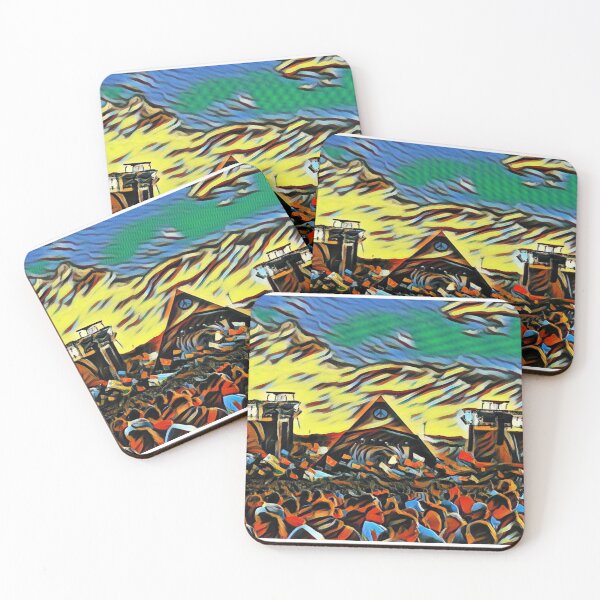 Item preview, Glastonbury Festival Pyramid Stage Artwork designed and sold by unitydesigneu.