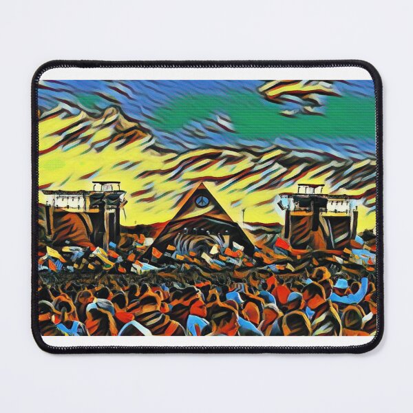 Item preview, Glastonbury Festival Pyramid Stage Artwork designed and sold by unitydesigneu.