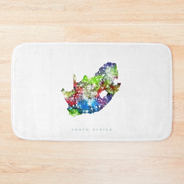 Item preview, South Africa Map Watercolor Painting designed and sold by InkistPrints.