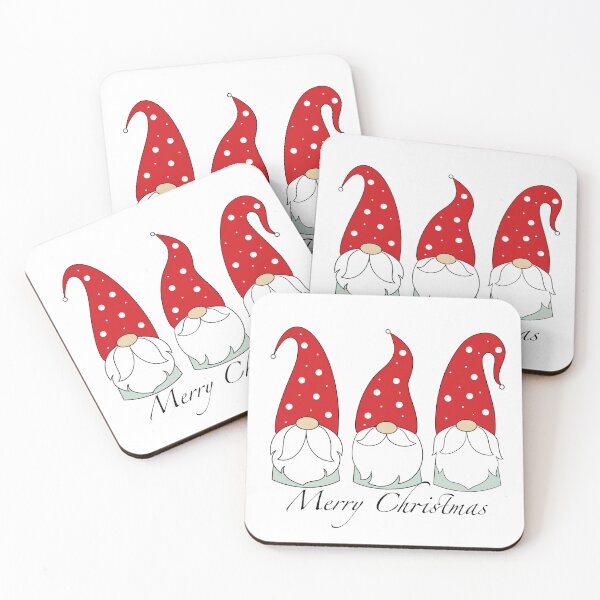 Item preview, Merry Christmas Cute Gnomes designed and sold by Raveneffecttr.