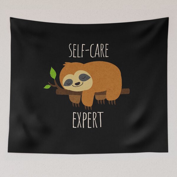 Item preview, Self-Care Expert Cute Sloth designed and sold by ZippyFlapjack.