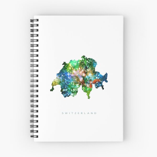 Item preview, Switzerland Map Watercolor Painting designed and sold by InkistPrints.