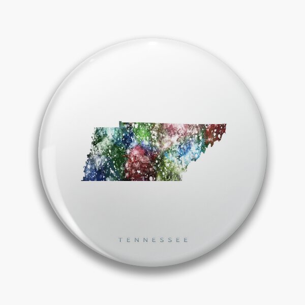 Item preview, Tennessee Map Watercolor Painting designed and sold by InkistPrints.