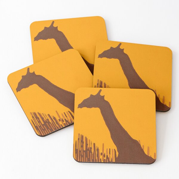 Item preview, 'Giraffe" original signed acrylic painting on canvas designed and sold by Michael Arnold.