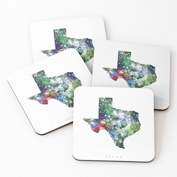 Item preview, Texas Map Watercolor Painting designed and sold by InkistPrints.