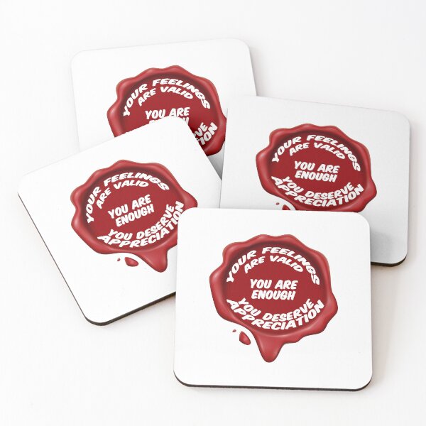 Item preview, Your Feelings Are Valid | You Are Enough | You Deserve Appreciation | Mental Health Quotes | Positive Affirmations | Stress Relief | Anti Anxiety designed and sold by REGALworld.