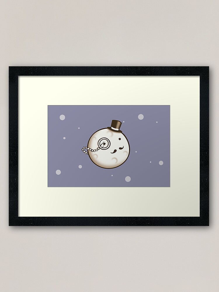 Alternate view of Dapper Moon Framed Art Print