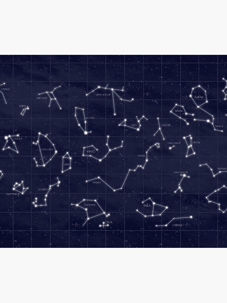Thumbnail 2 of 2, Duvet Cover, Constellations designed and sold by fernandaschalle.