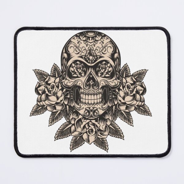 Item preview, Day Of The Dead Skull  designed and sold by Ink Bloom Studio ⭐⭐⭐⭐⭐.