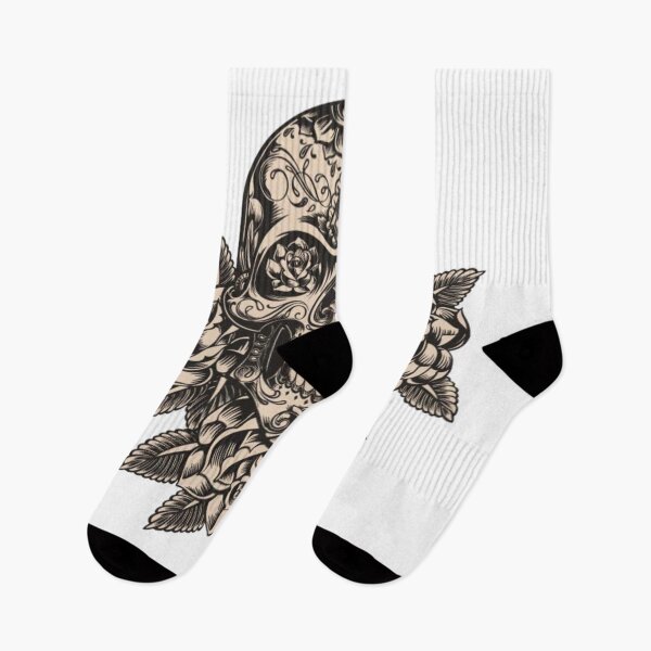 Item preview, Day Of The Dead Skull  designed and sold by Ink Bloom Studio ⭐⭐⭐⭐⭐.