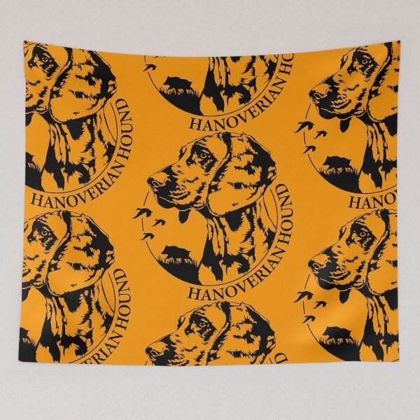 Item preview, Hanoverian Hound dog hounds portrait designed and sold by dogarts.