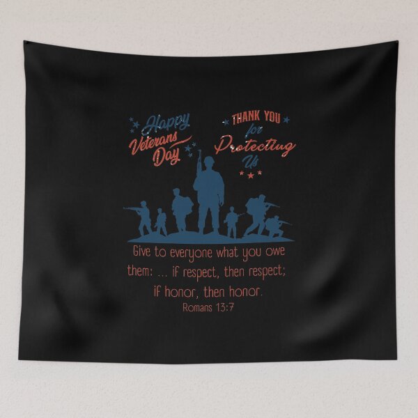 Item preview, Christian declaration of our thanks for our Heroes. USA Patriot Pride.  designed and sold by onlyscriptures.