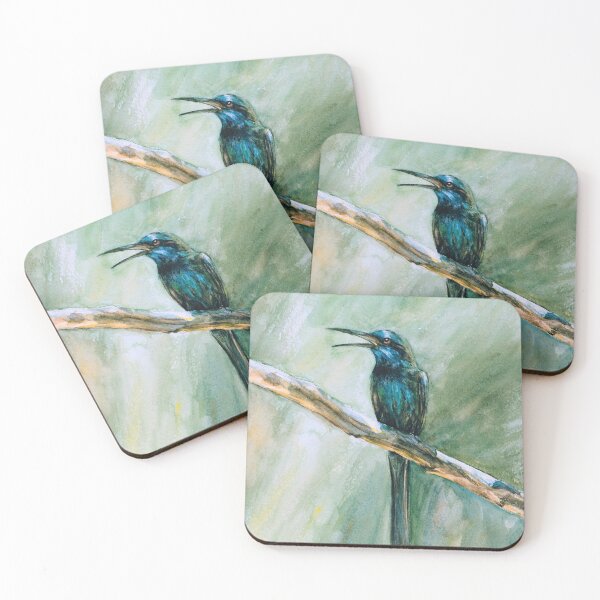 Item preview, Colibrí en una rama designed and sold by GoldsteinART.