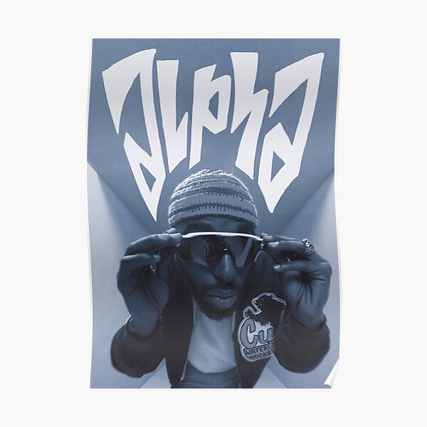Poster Typographique Alpha Wann Poster