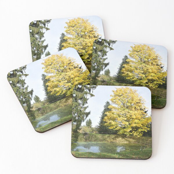 Item preview, Tree by the lake again in autumn in Burgenland designed and sold by Roland69.