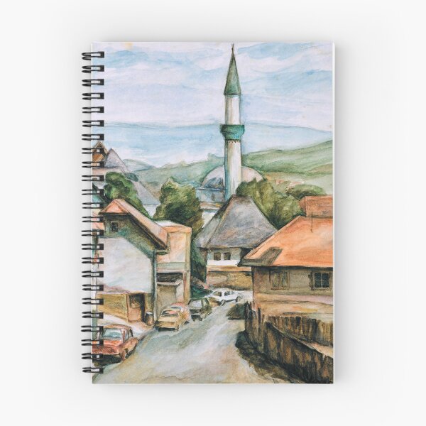 Artikelvorschau, Kleine Straße mit Minarett entworfen und verkauft von GoldsteinART.
