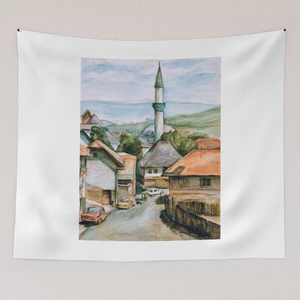 Item preview, Little street with minaret designed and sold by GoldsteinART.