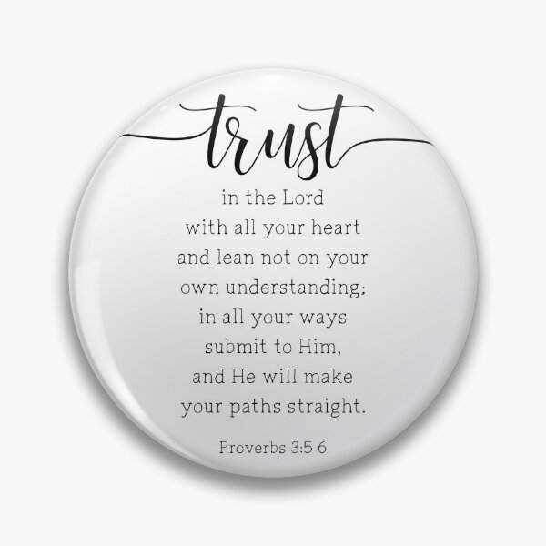 Item preview, Trust In The Lord With All Your Heart, Proverbs 3:5-6 designed and sold by ArtfulZuzu.