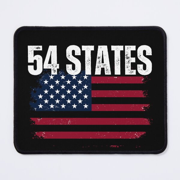 Item preview, We Went To 54 Sates USA Flag designed and sold by smailjr.