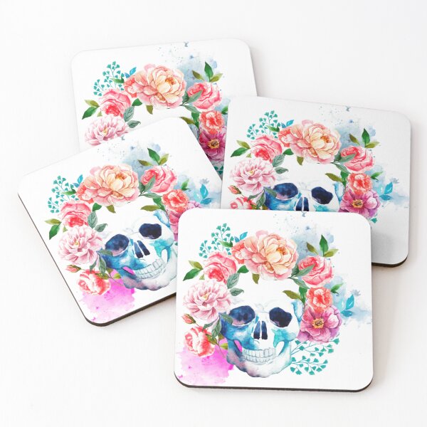 Item preview, Day Of The Dead Skull designed and sold by Ink Bloom Studio ⭐⭐⭐⭐⭐.