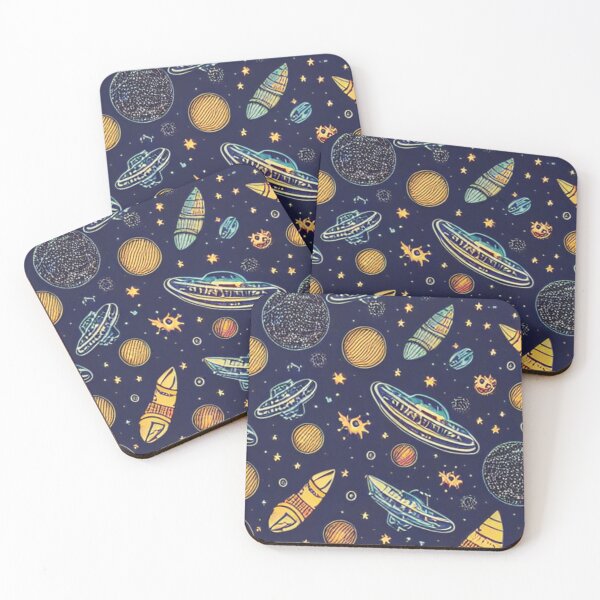 Item preview, UFO Spaceships Roswell Crashers Space Junk designed and sold by drumweaver.