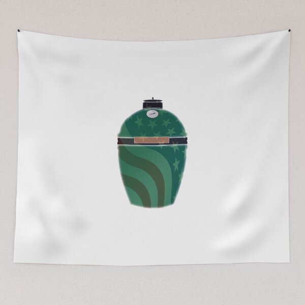 Item preview, Big Green Egg - American Flag Overlay designed and sold by Mackabee.