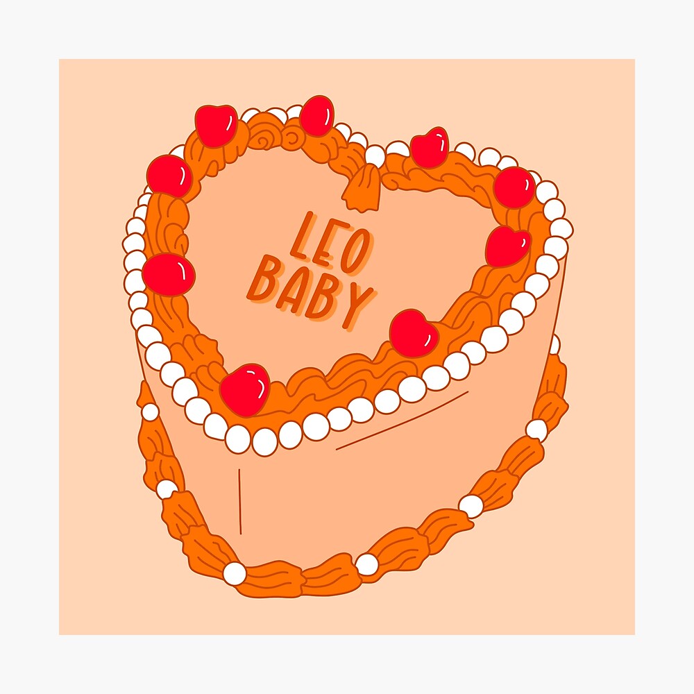 Bakerdays | Personalised Leo Zodiac Birthday Cake from bakerdays